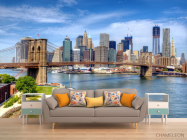 Фотообои каменный мост в мегаполисе - 1