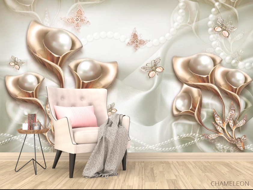 Фотообои Абстрактные цветы 3d - 4