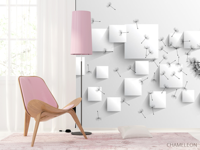 Фотошпалери Кульбаба 3д - 4