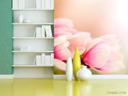 Фотошпалери Рожеві квіти на дереві - 3