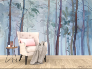 Фотообои Абстрактные деревья - 4