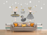 Фотообои Балерины для бросать девочки - 1