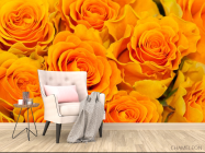 Фотообои Розы желтого оттенка - 4