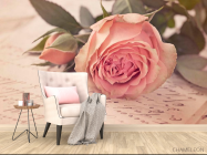 Фотообои Розы кремовые, бумага - 4