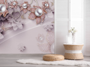 Фотошпалери Рожеві брошки - 2