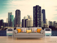 Фотообои Высотки, вода - 1