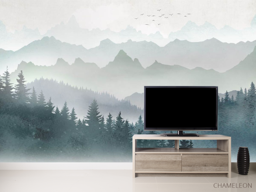 Фотообои Горы и лес - 2