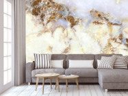 Фотообои Мрамор с золотом - 3