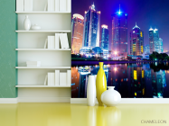 Фотошпалери Відображення Нью-Йорка у воді - 3