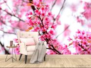 Фотообои Цветущее розовое дерево - 4