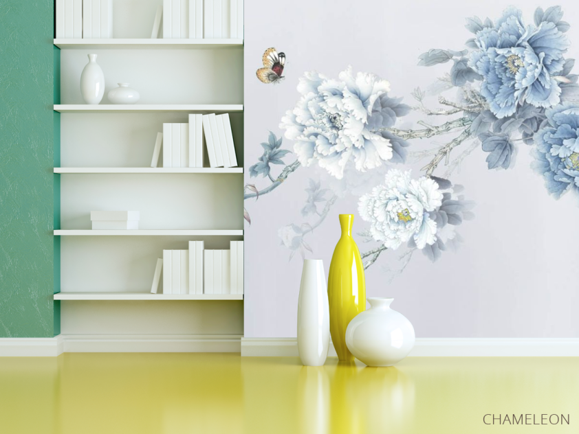 Фотошпалери Сині квіти - 3