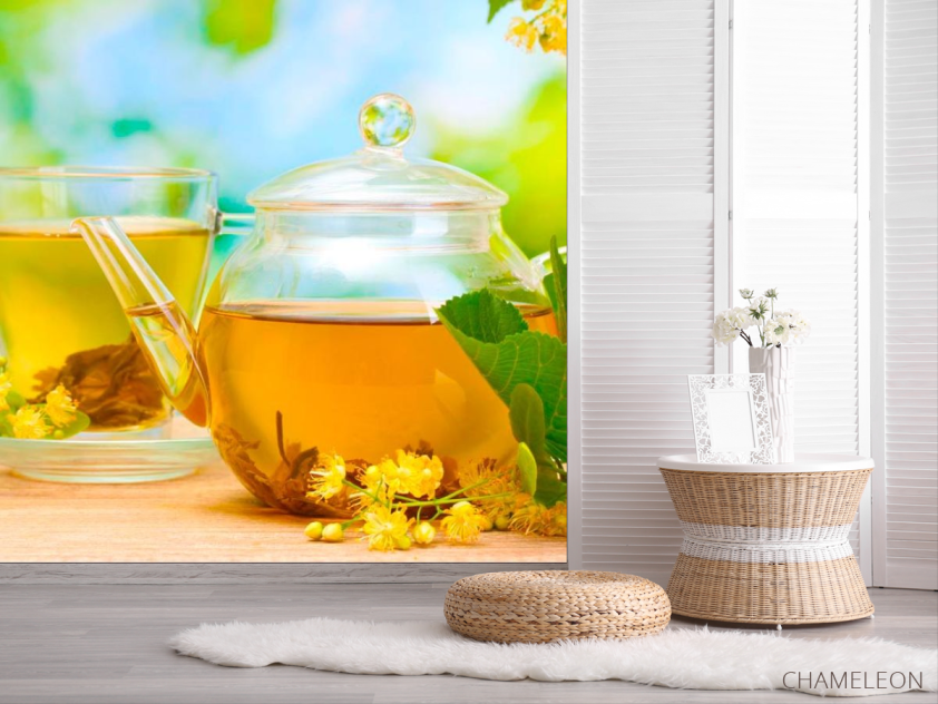 Фотошпалери Чай, липа - 2