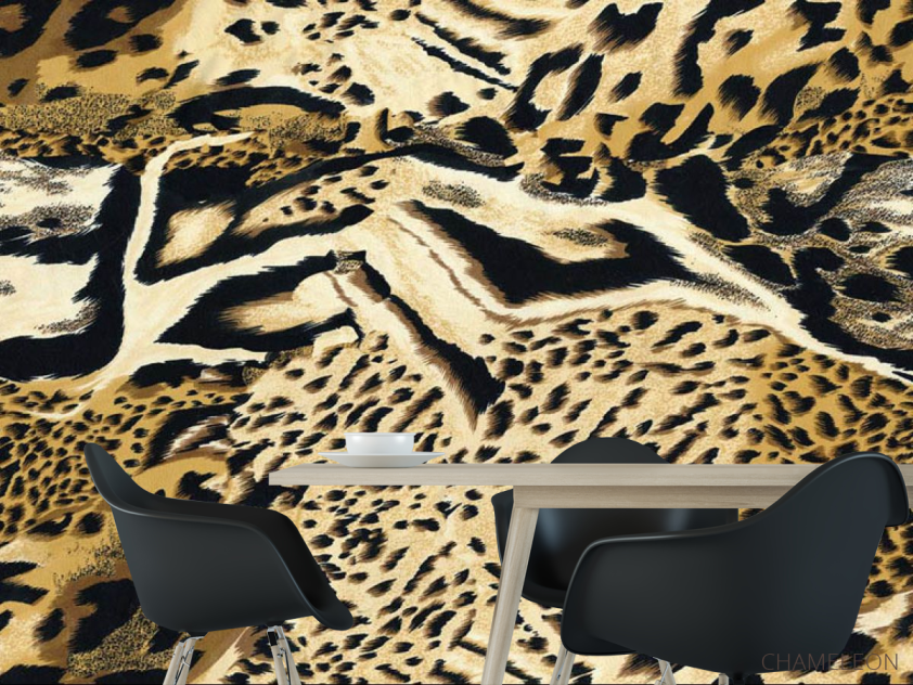 Фотошпалери Тигровий абстрактний принт - 1