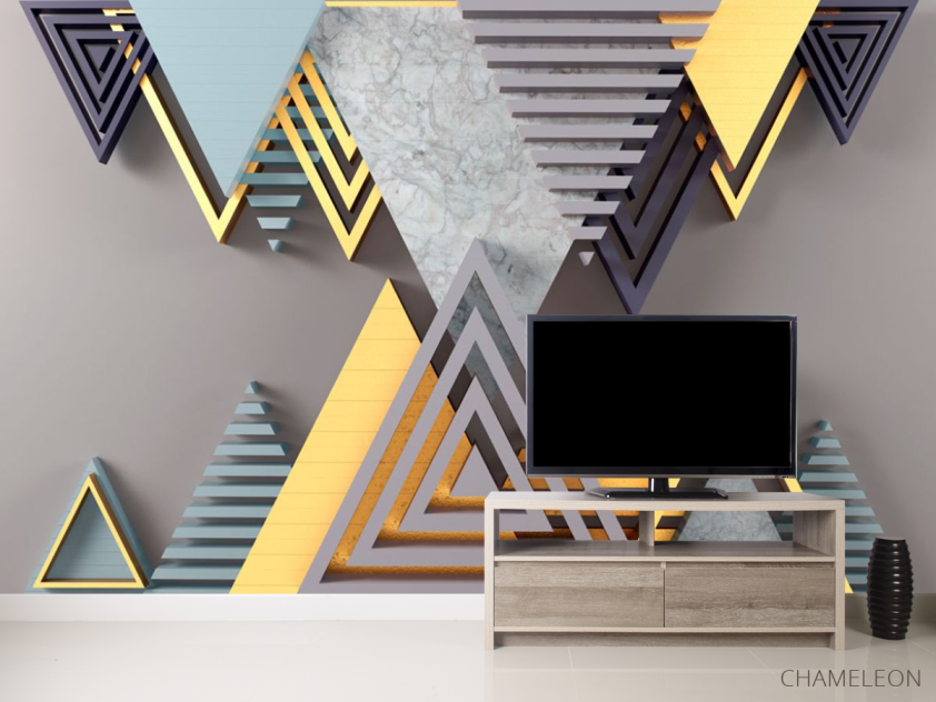 Фотообои острые треугольники - 2