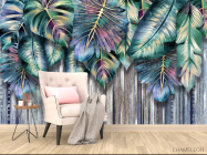 Фотообои Тропические листья 3д - 4