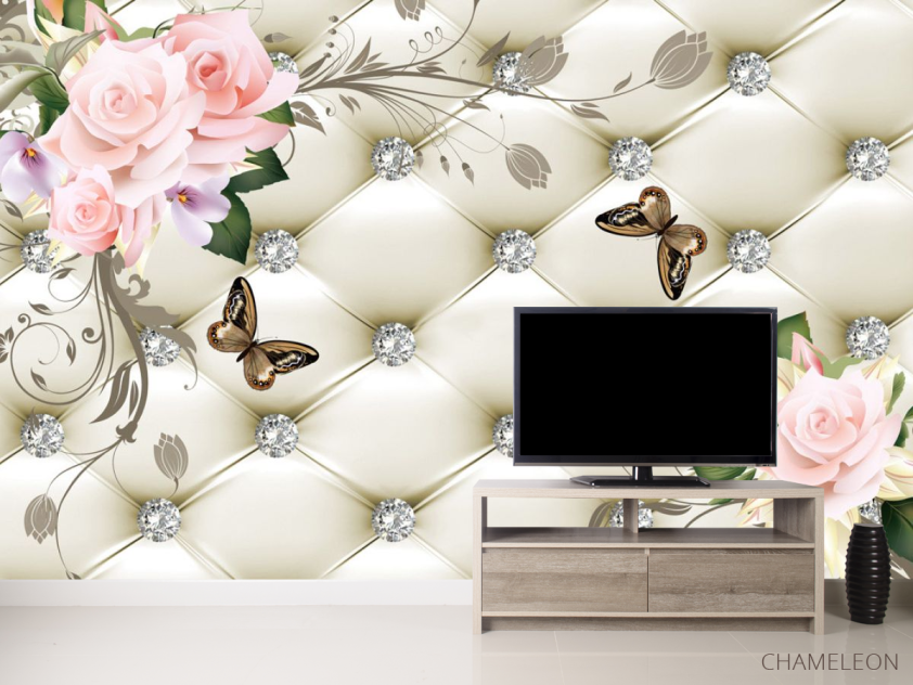 Фотообои 3д цветы - 2