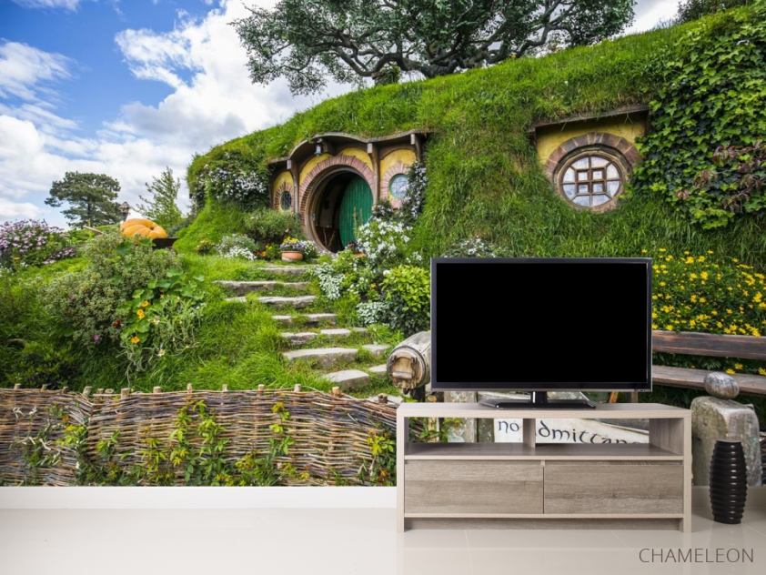 Фотообои домик в холме - 2