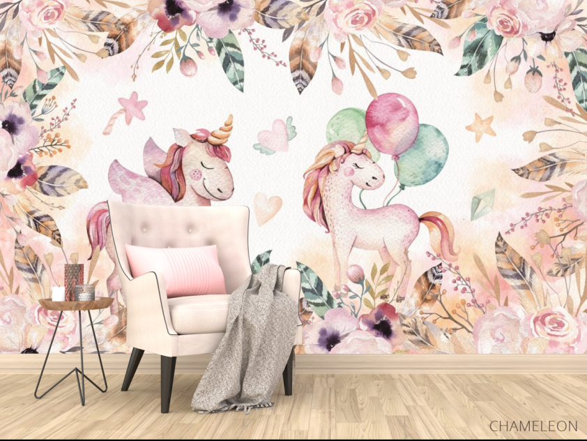 Фотообои Розовые пони - 4