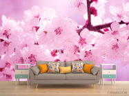 Фотообои Цветение персика весной - 1