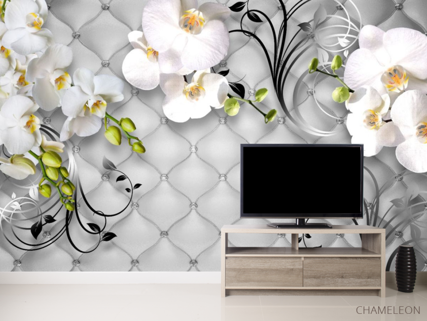 Фотообои 3D цветы - 2