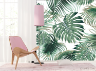 Фотошпалери мікс пальми і монстери - 4