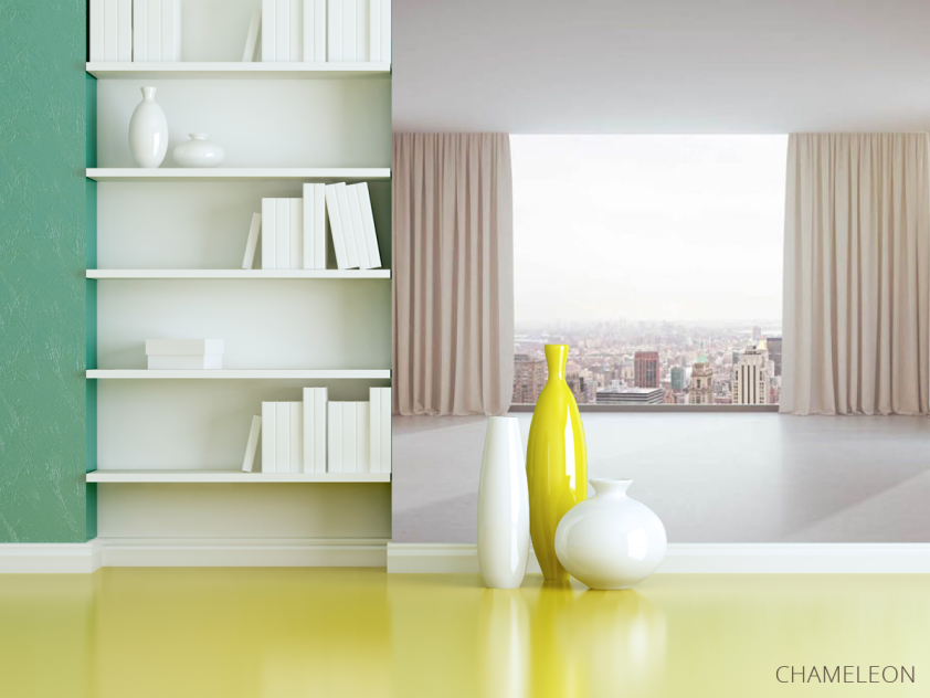 Фотошпалери Вид з вікна на сучасне місто - 3