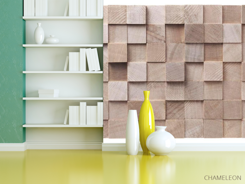 Фотошпалери 3D брус - 3