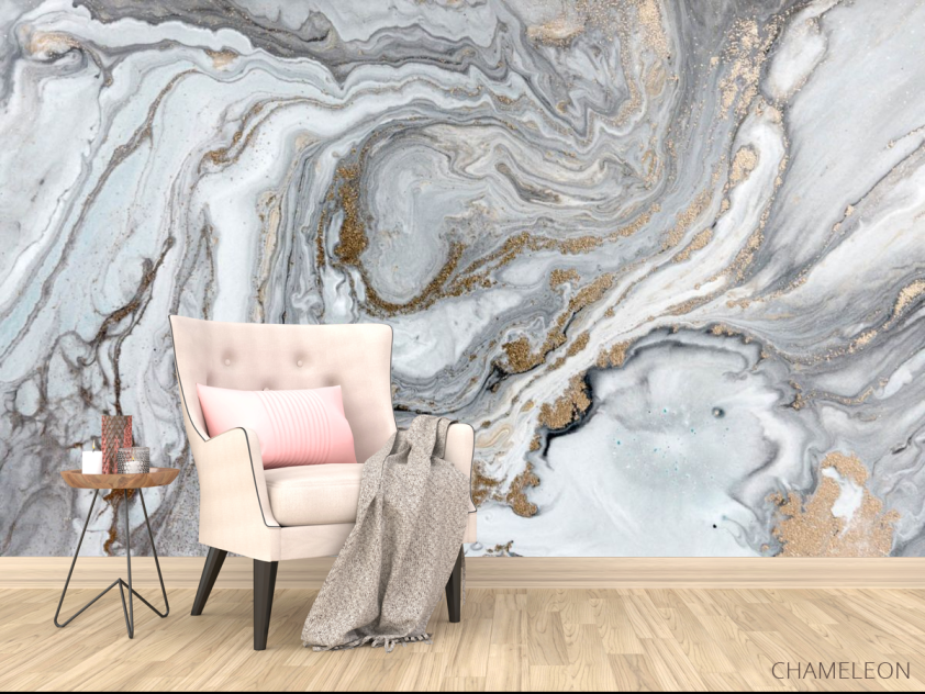 Фотообои Fluid art коричневый - 4