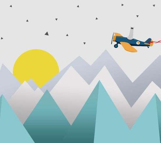 Фотообои горы для детской 28815