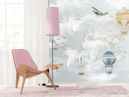 Фотошпалери Дитяча карта - 4