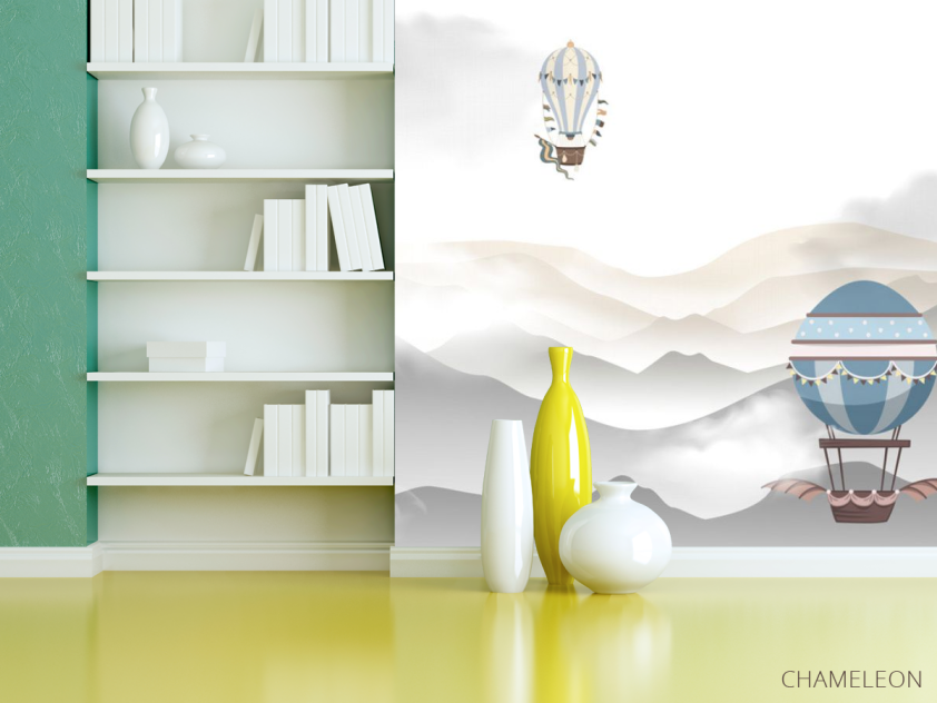 ФотообоиВоздушные кулі на тлі гір - 3