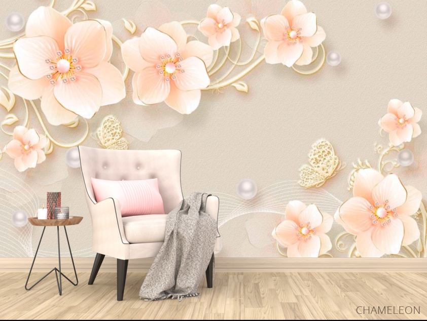 Фотообои 3Д Цветы - 4