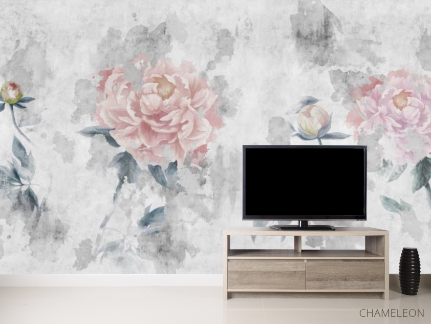 Фотообои розовые пионы - 2