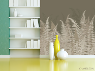 Фотошпалери листя папороті хакі - 3