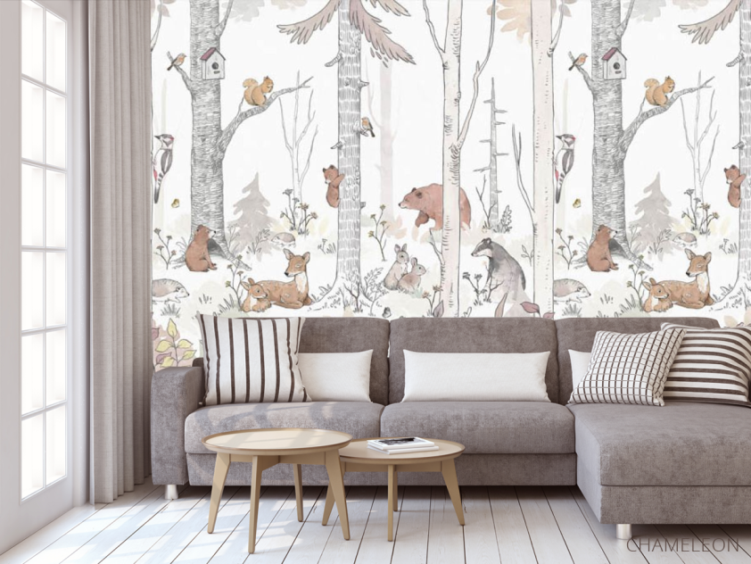 Фотообои Животные минимализм - 3