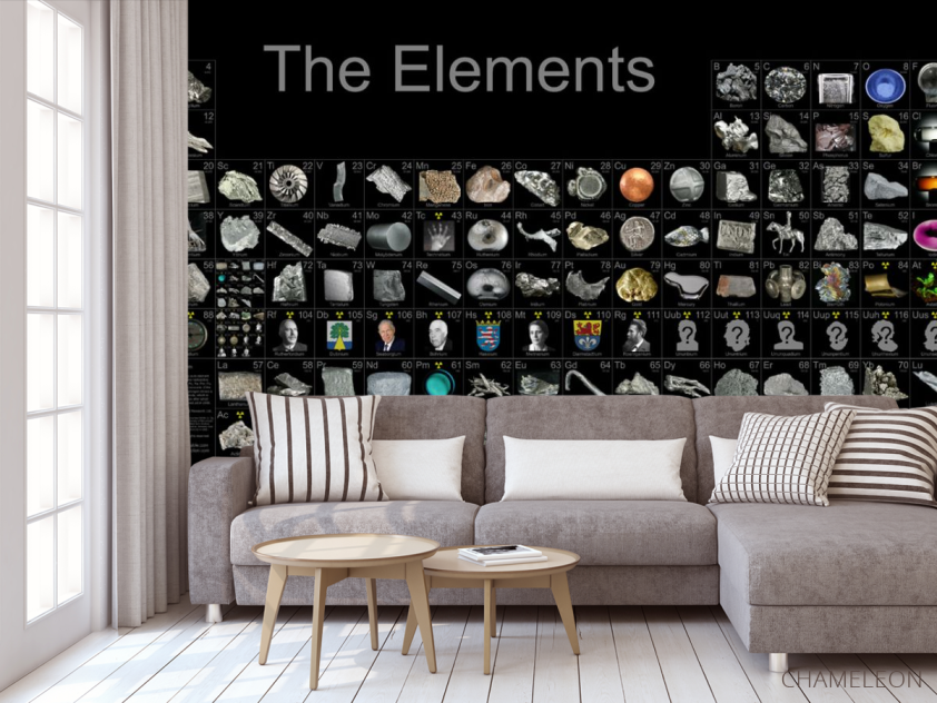 Фотообои Таблица Менделеева на всю стену - 3