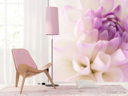 Фотошпалери біло-бузковий квітка - 4