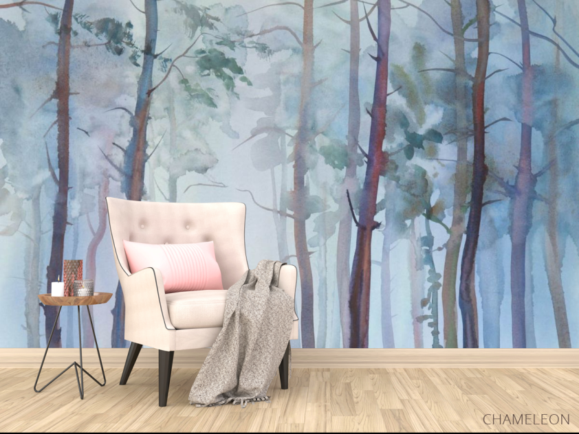 Фотообои Абстрактные деревья - 4