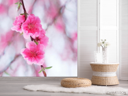 Фотошпалери Квітуча навесні рожевим дерево - 2