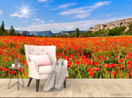 Фотообои Поле маков - 4