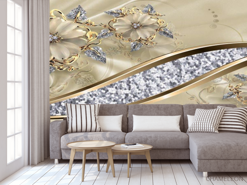 3д фотообои Брошь - 3