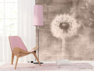 Фотошпалери Кульбаба сепія - 4