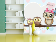 Фотошпалери Совушки - 3