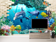 Фотообои 3d морские обитатели - 2