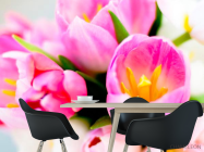 Фотошпалери Тюльпани рожевих тонів - 1