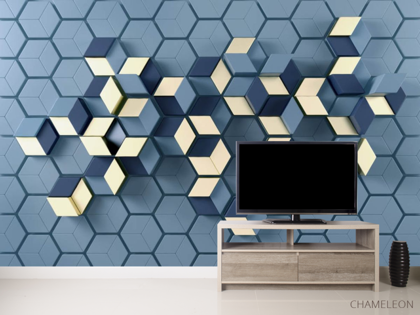 Фотообои шестигранники - 2