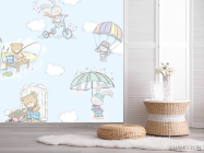 Фотошпалери Ведмедики і зайчика - 2