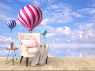 Фотообои Воздушные шары в небе - 4