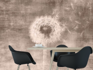 Фотошпалери Кульбаба сепія - 1