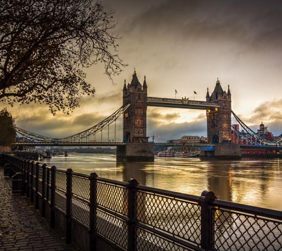 Фотообои вечерний Лондонский мост 20685